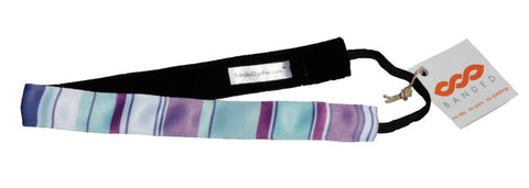 Banded Lavender Stripe Headband